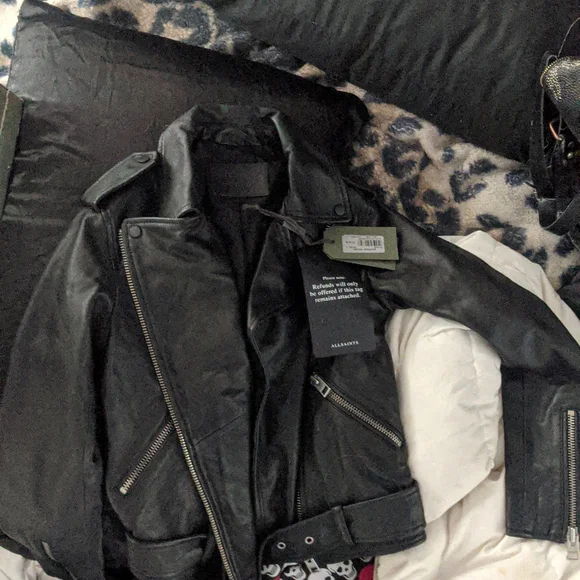 Balfern leather biker jacket - Picture 8 of 11